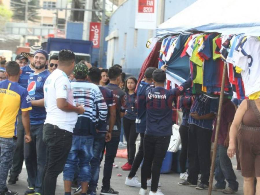 Ambiente de hermandad y fiesta en la final entre Motagua y Real España