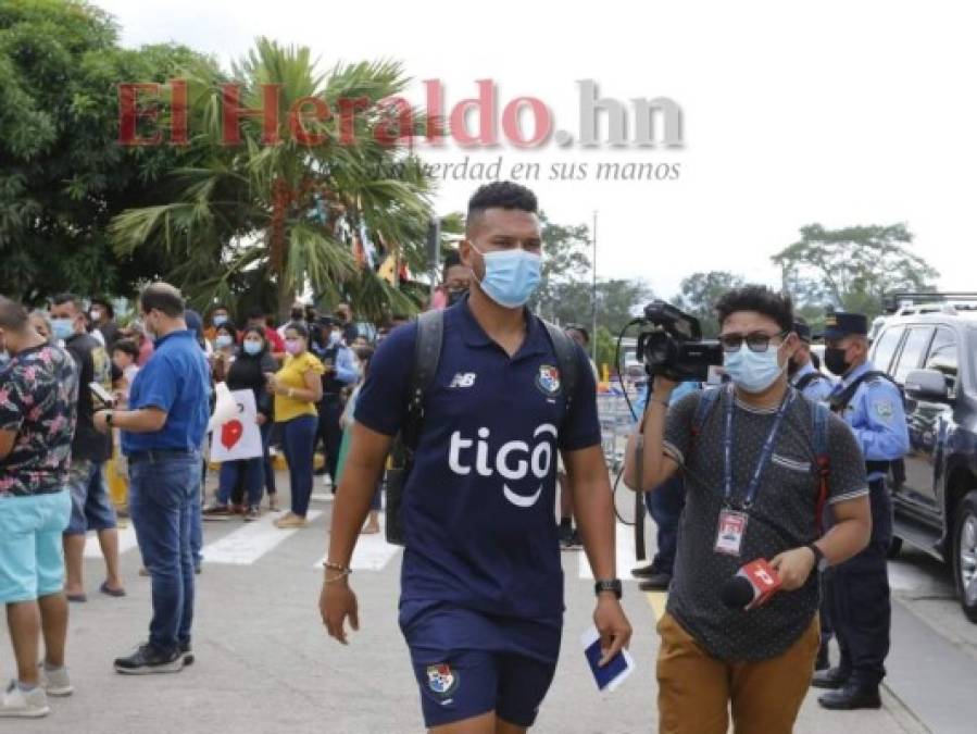 ¡Rival en casa! Así fue la llegada de la selección de Panamá a San Pedro Sula (Fotos)