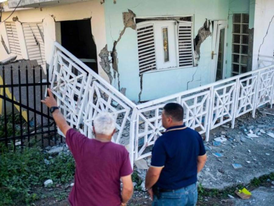 Imágenes tras fuerte sismo y réplicas que provocó pánico en Puerto Rico