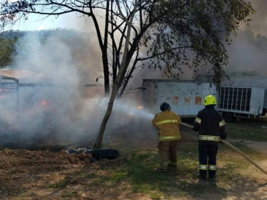 Imágenes del pavoroso incendio que dejó millonarias pérdidas en Danlí