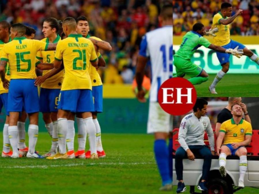 El partido Brasil vs Honduras en imágenes: humillación, impotencia y la lesión de Arthur