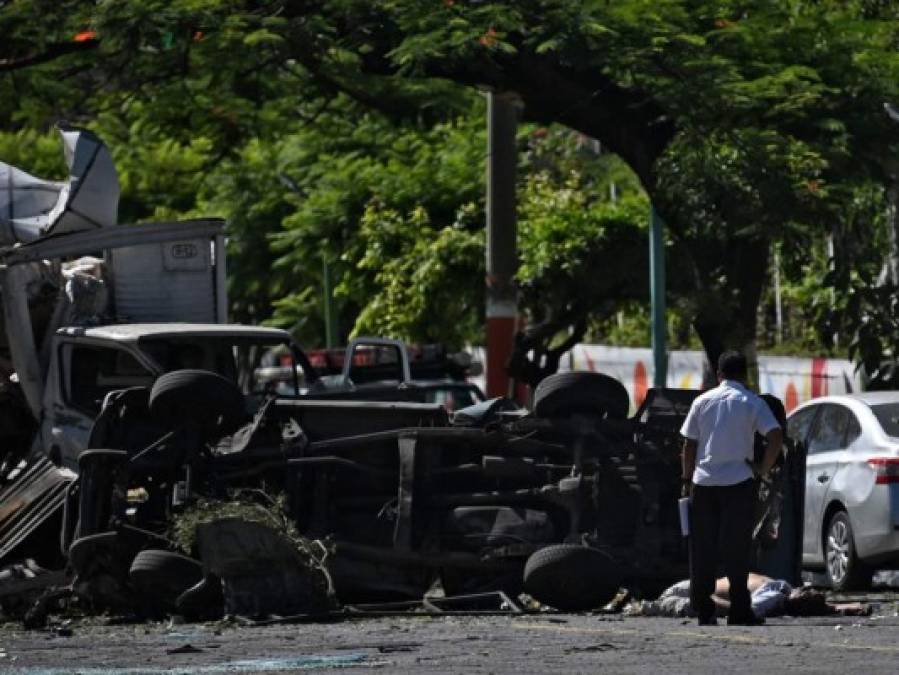 Fotos de la fuerte explosión en una empresa de gas que dejó tres muertos y varios heridos en El Salvador