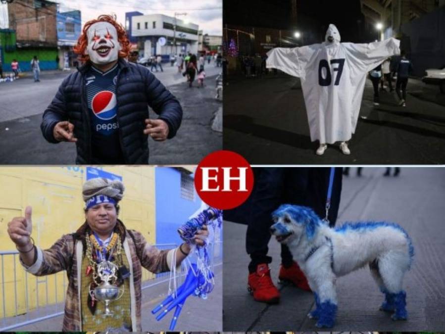 Mascotas y máscaras, las fotos más curiosas de la final Motagua-Saprissa