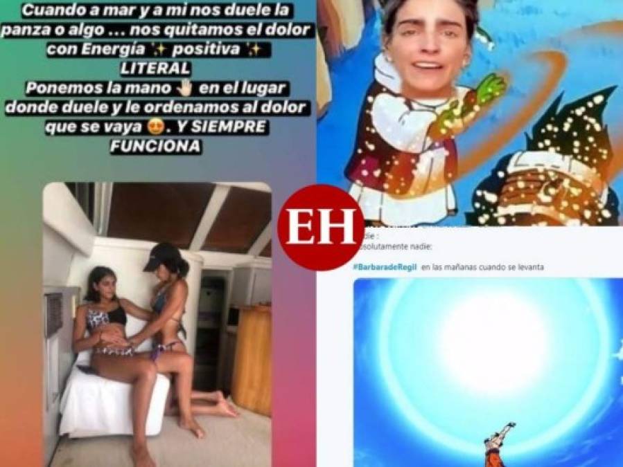 Los divertidos memes por la 'técnica' de Bárbara de Regil para curar el dolor