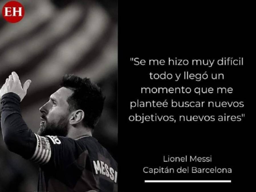 Frases impactantes de Messi tras confirmar que no se va del Barcelona