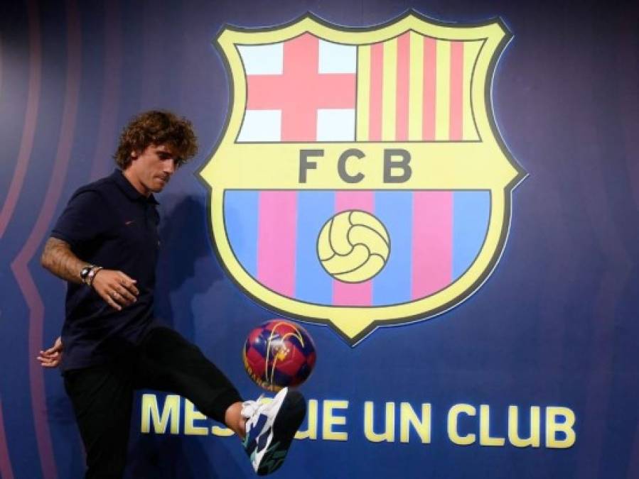 FOTOS: Así fue la presentación de Antoine Griezmann con el Barcelona