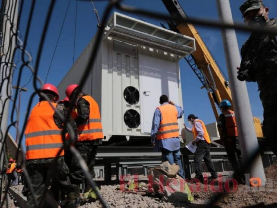 Inicia instalación de primeros módulos de hospital móvil de Tegucigalpa