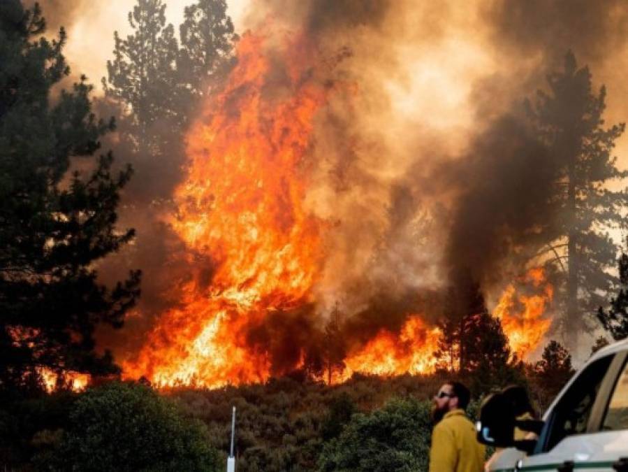 Incendios arden en 10 estados del oeste de EEUU