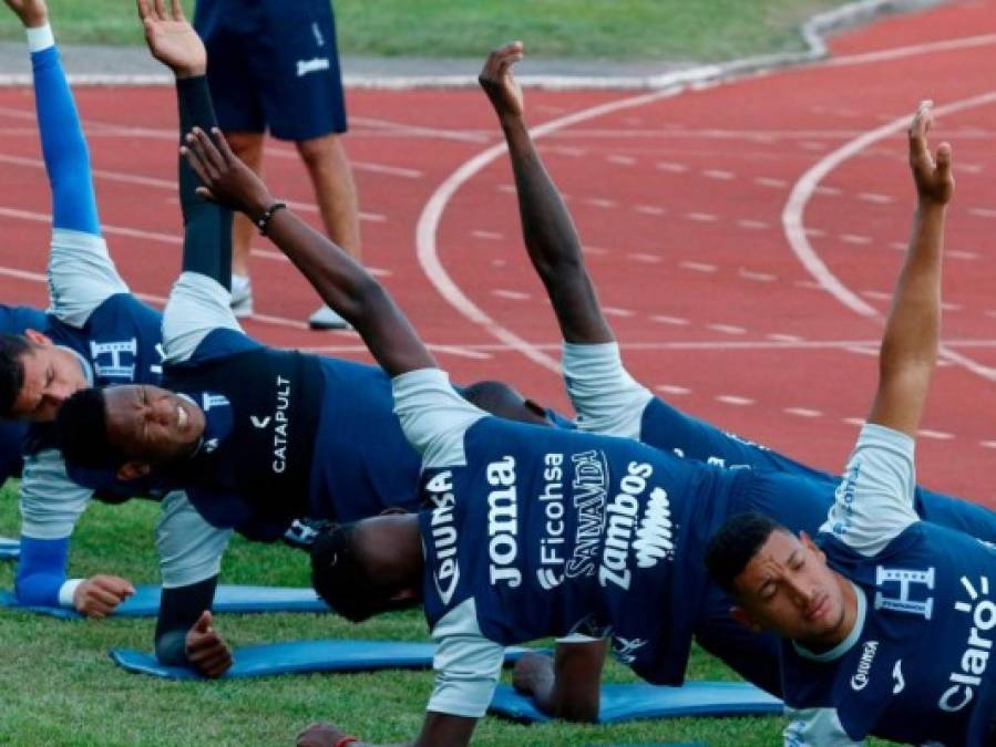 FOTOS: El entrenamiento de la Selección de Honduras a seis días del amistoso contra Ecuador