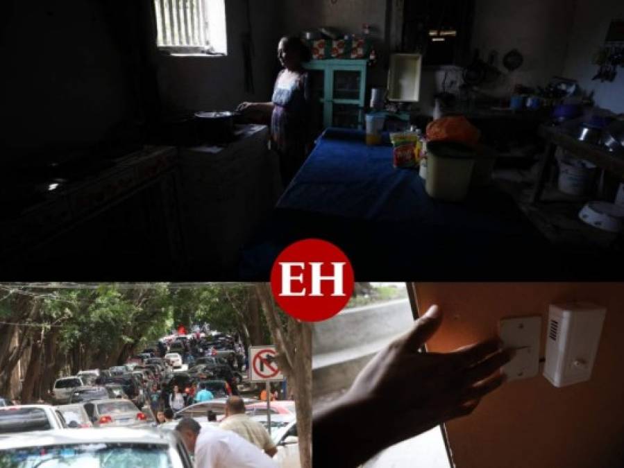 Honduras: Fotos muestran caos e incertidumbre por apagón nacional