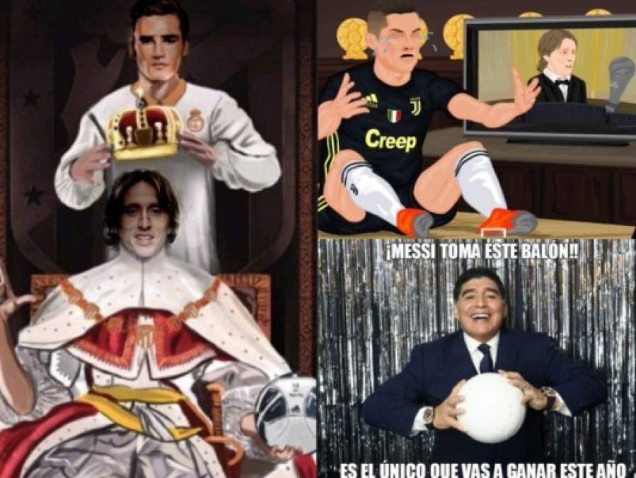 Memes The Best: Usuarios se burlan de Cristiano Ronaldo y Leo Messi tras coronación de Modric