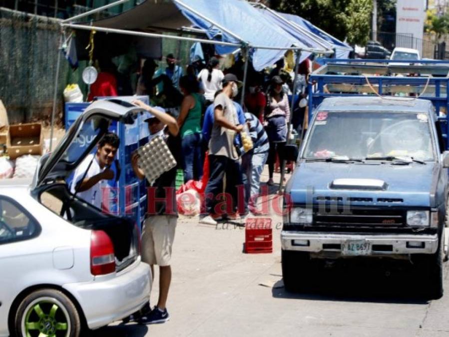 FOTOS: Sin normas de bioseguridad, capitalinos salen a abastecerse