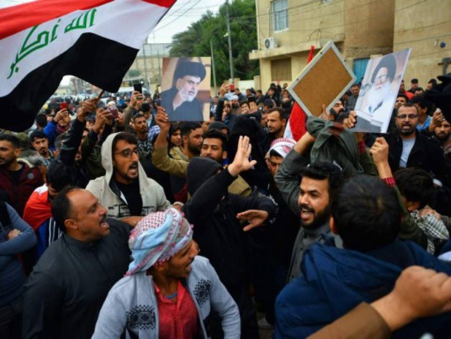Muerte y desesperación, las imágenes de las últimas protestas en Irak