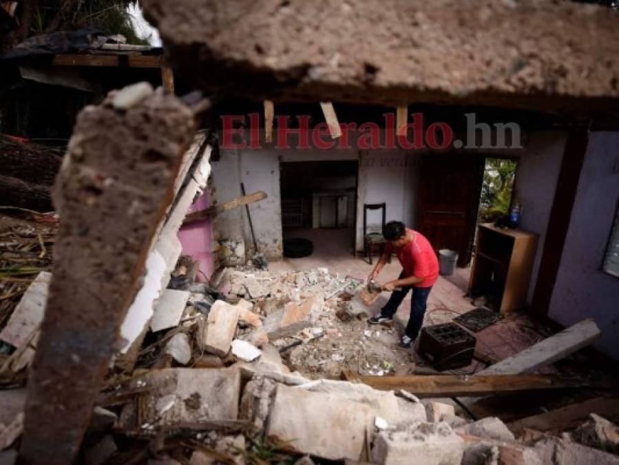 Golpeados por el Eta, Iota y la indiferencia: La realidad de la familia Castellón (FOTOS)