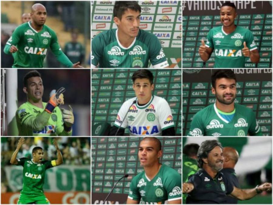 FOTOS: Los 22 jugadores del Chapecoense que viajaban en el avión