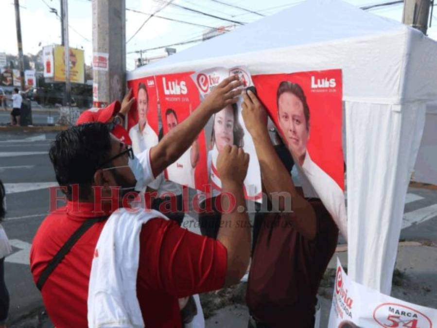 'Sin miedo al covid-19', Luis Zelaya inicia su campaña política (Fotos)
