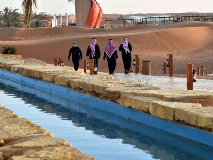 Así es el oasis de lujo para los ricos saudíes en plena pandemia