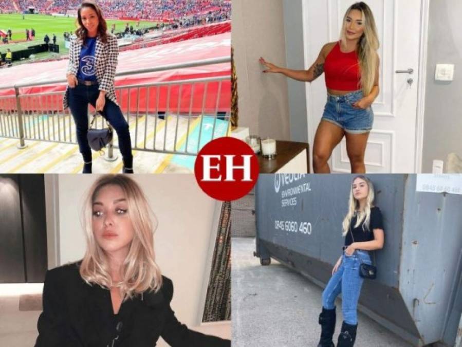 Las bellas parejas de los jugadores de Chelsea y Manchester City, finalistas de la Champions