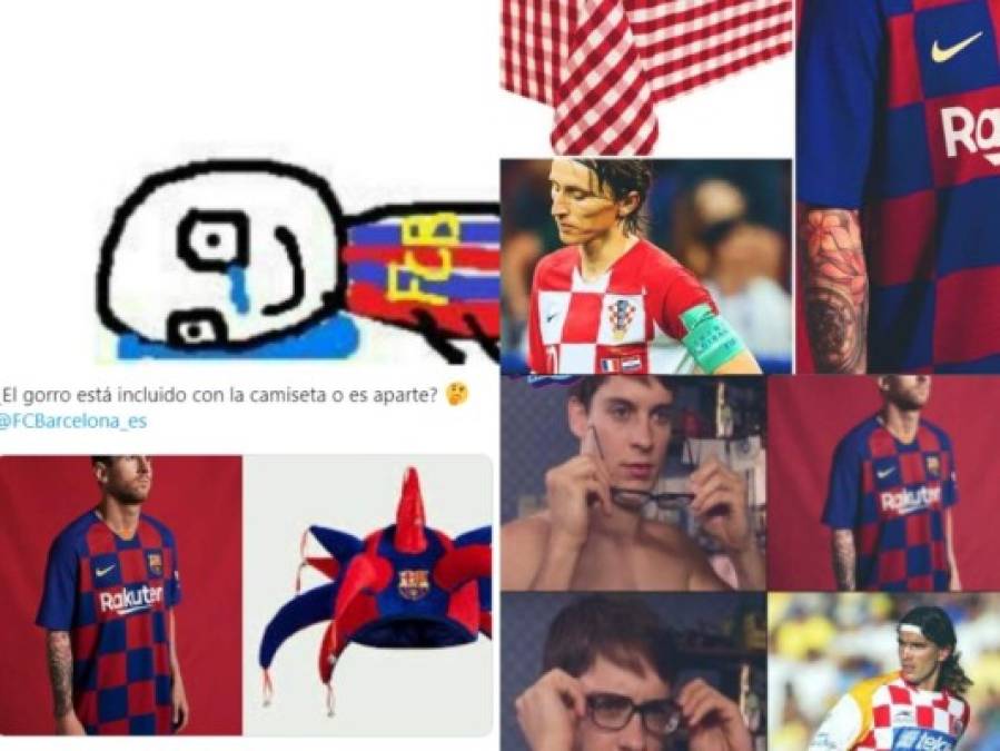 Con memes destruyen la nueva camiseta del Barcelona