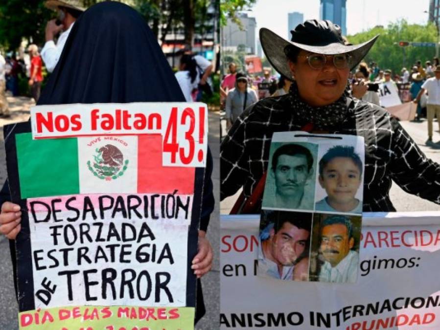 'Lucha y no fiesta': Las protestas en el Día de las Madres en México