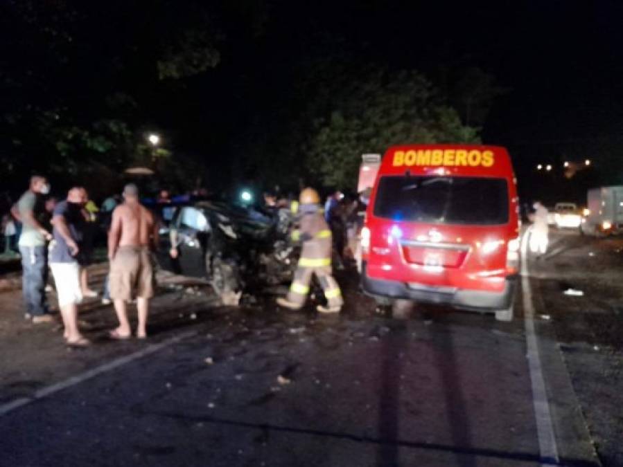 Destrucción, escombros y luto: imágenes del trágico accidente en Choloma