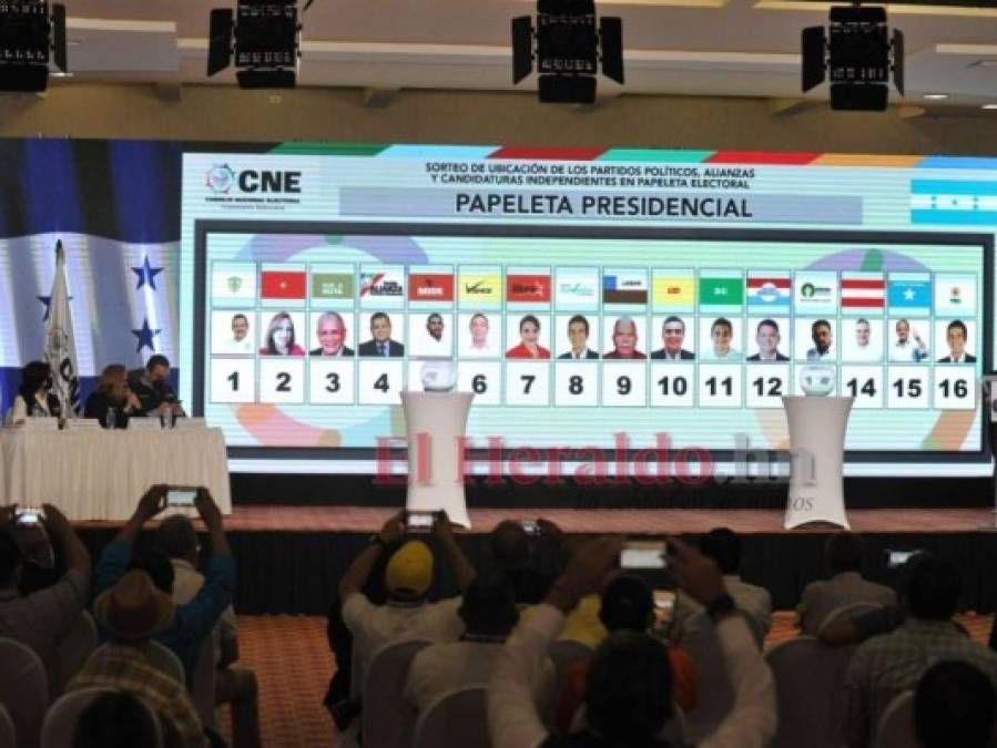 Así se desarrolló el sorteo de las papeletas electorales del CNE (Fotos)