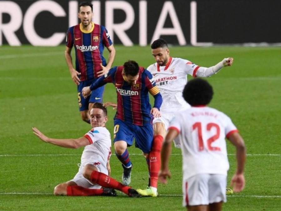 ¡De la frustración a la gloria! Imágenes que dejó la remontada del Barcelona vs Sevilla