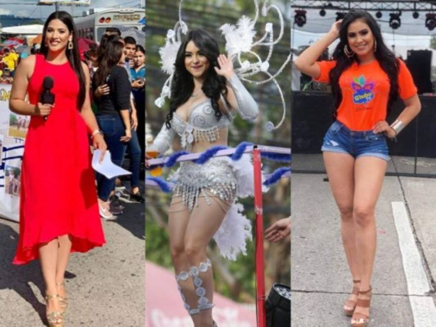 FOTOS: Presentadoras hondureñas lucieron hermosas durante el Carnaval de Tegucigalpa