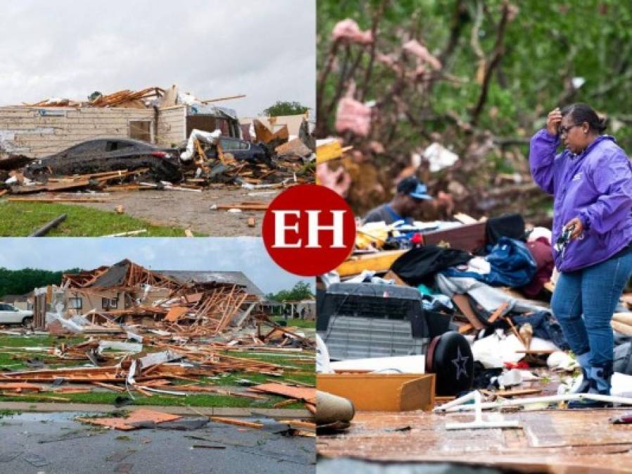 FOTOS: Caos y daños 'catrastróficos' dejan tornados al sur de Estados Unidos