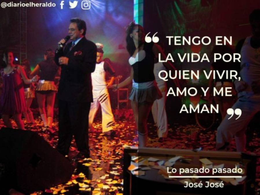 FOTOS: Las frases más románticas de las canciones de José José