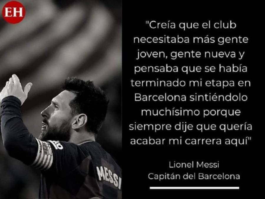 Frases impactantes de Messi tras confirmar que no se va del Barcelona