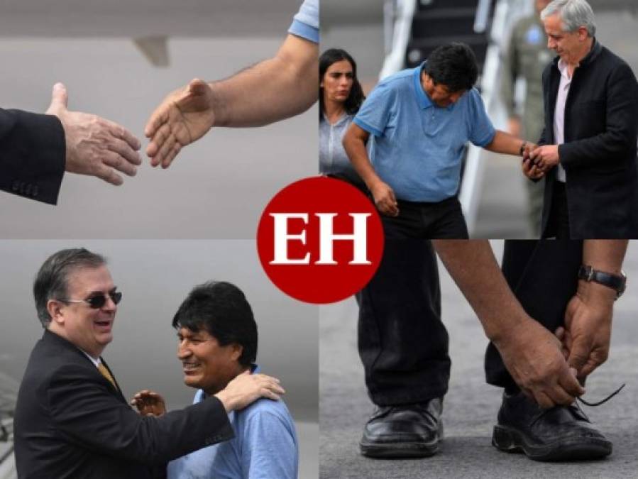 FOTOS: Lo que no se vio de la llegada de Evo Morales a México