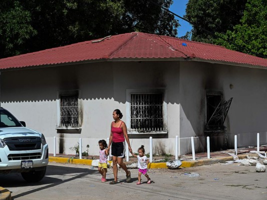 Tensión en las calles de Yusguare por repudiables hechos violentos (FOTOS)