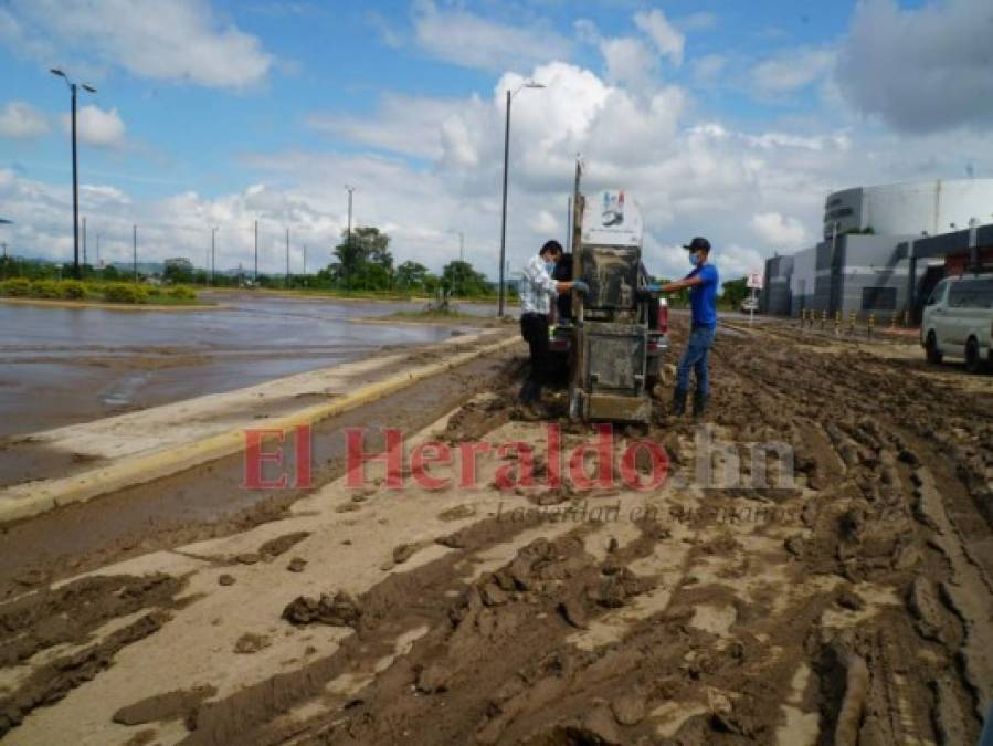 FOTOS: Así avanza la limpieza del aeropuerto de San Pedro Sula