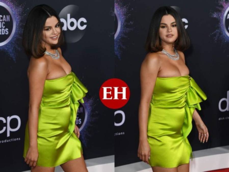 FOTOS: Selena Gómez y el vestido que evidenció su sobrepreso en los AMA's 2019