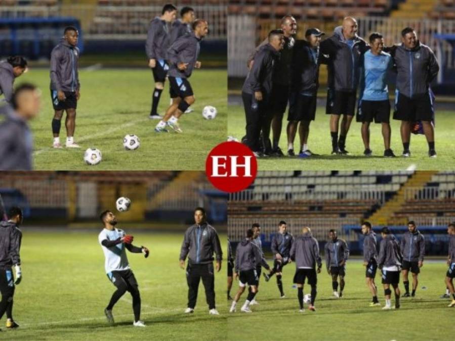 Comunicaciones realiza reconocimiento de cancha previo a la final de la Concacaf contra Motagua (Fotos)   