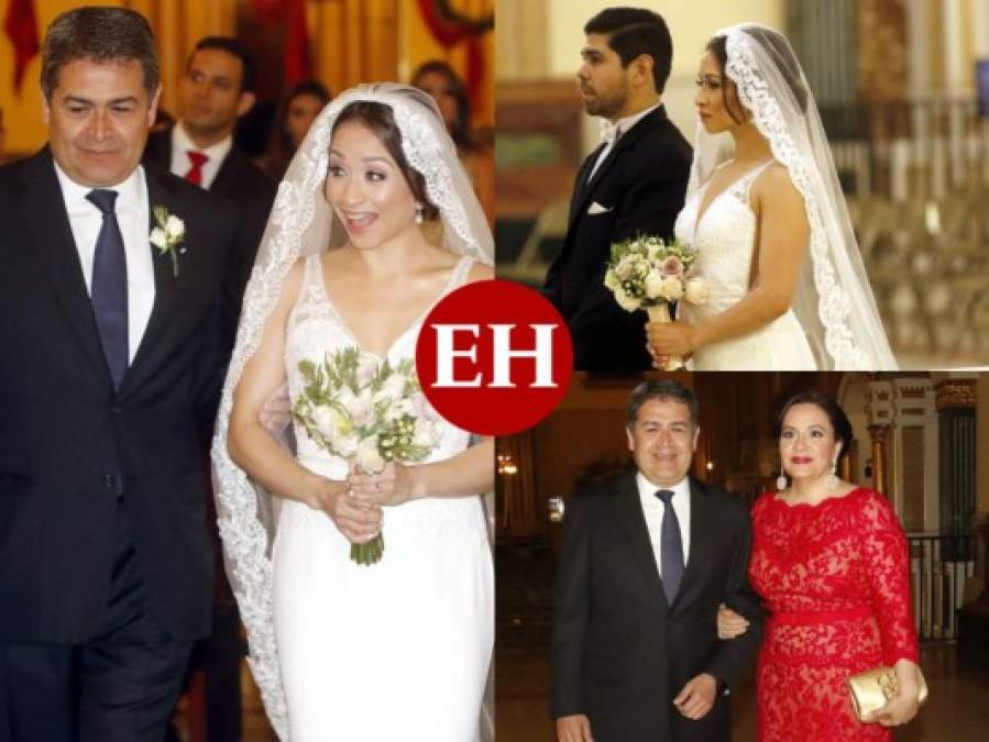 Así fue la boda de Ivonne, hija del presidente Hernández
