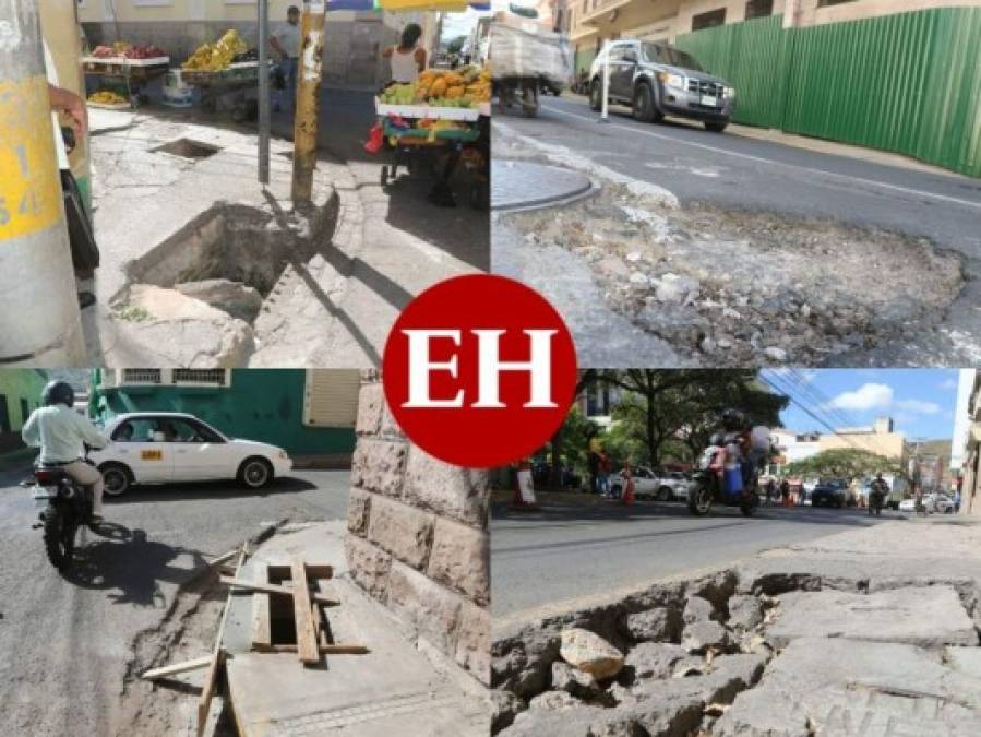 Baches, alcantarillas destapadas y calles colapsadas: riesgos en la capital