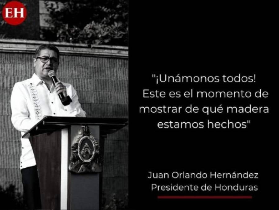 Las frases del presidente Hernández en el 199 aniversario de Independencia