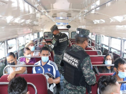 Desarrollan fuerte operativo de seguridad en las salidas de la capital de Honduras (Fotos)