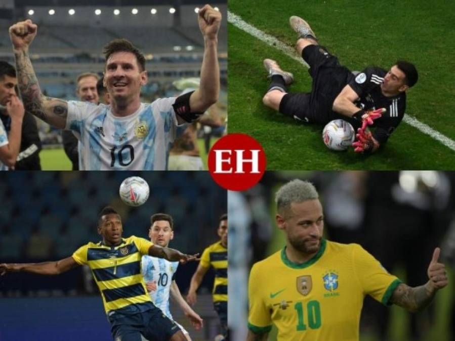 Messi, Neymar y Emilio Romero en el once ideal de la Copa América 2021