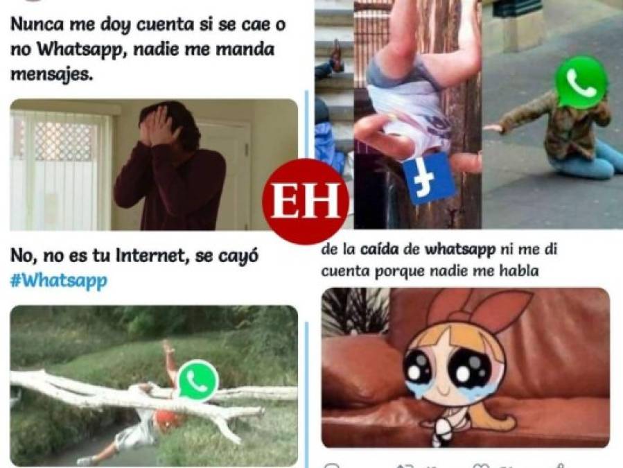 Caída de WhatsApp, Instagram y Facebook provoca divertidos memes