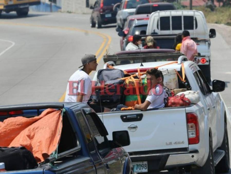 ¡Retorno Seguro! En caravanas regresan viajeros al cierre de la Semana Santa