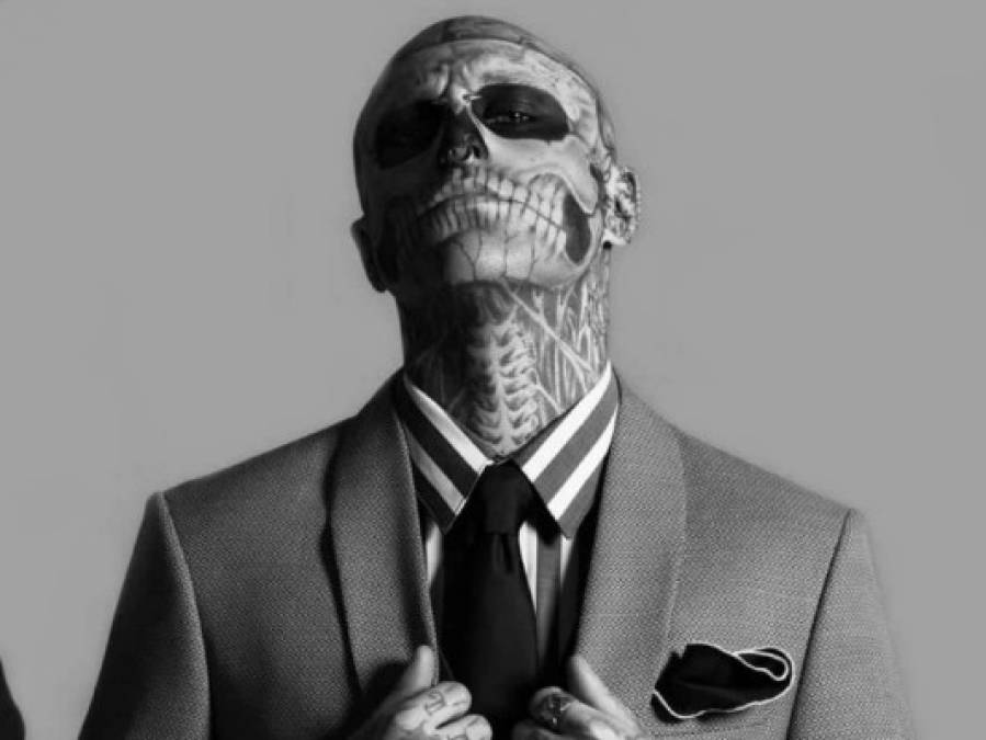 Así lucía Zombie Boy, el modelo y artista que tenía todo su cuerpo tatuado