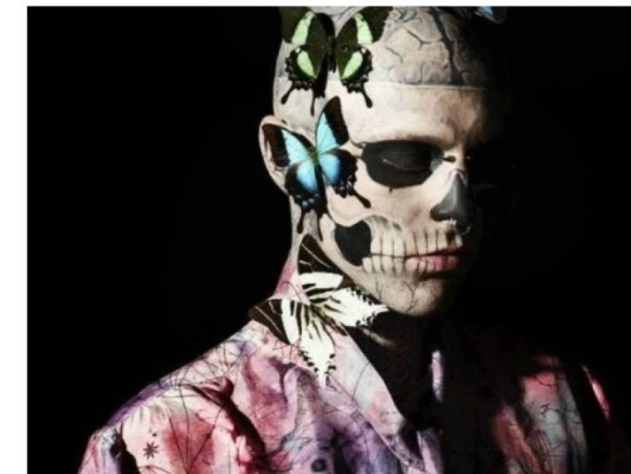 Así lucía Zombie Boy, el modelo y artista que tenía todo su cuerpo tatuado