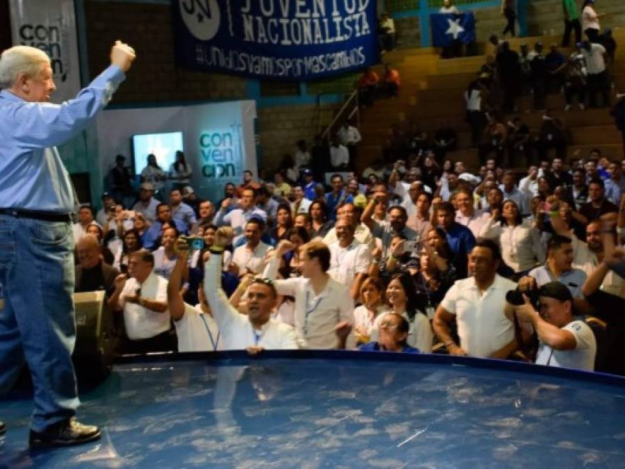 FOTOS: Así pidió JOH cuarta victoria para el Partido Nacional durante convención