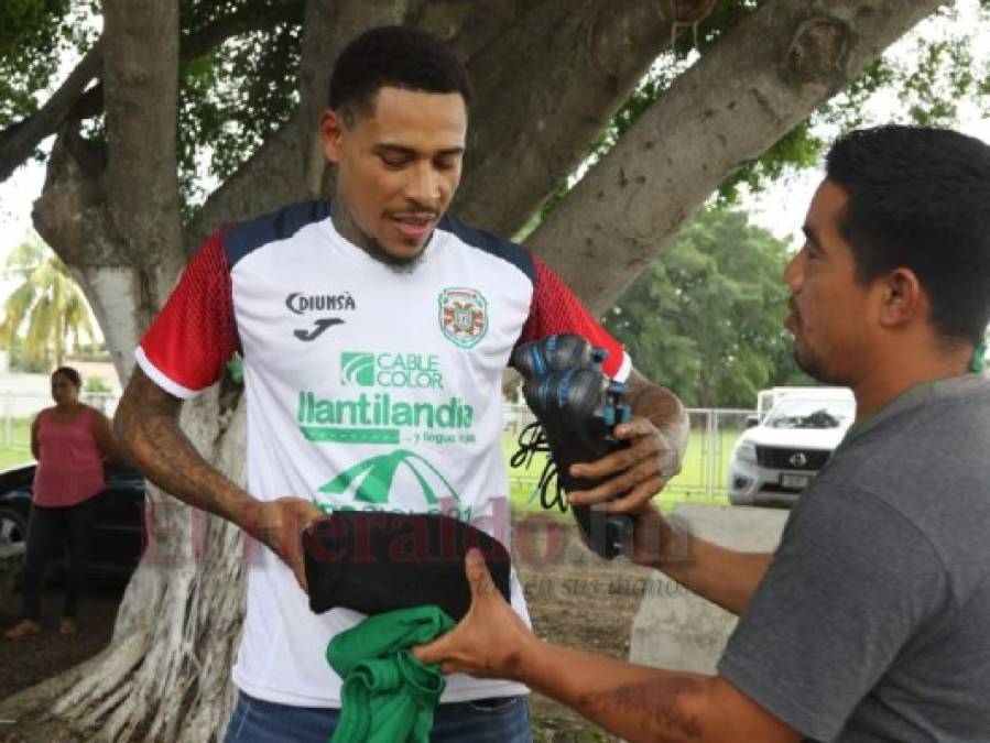 FOTOS: Entre risas y bromas, así fue la presentación de Henry Figueroa en Marathón