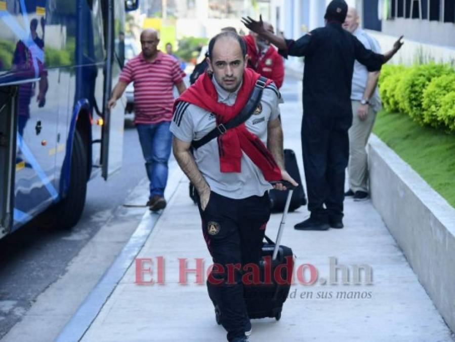 Fotos: Así fue la llegada del Atlanta United a San Pedro Sula