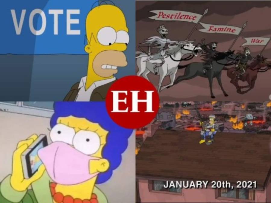 Los Simpson y sus predicciones más estremecedoras para el 2021 (FOTOS)