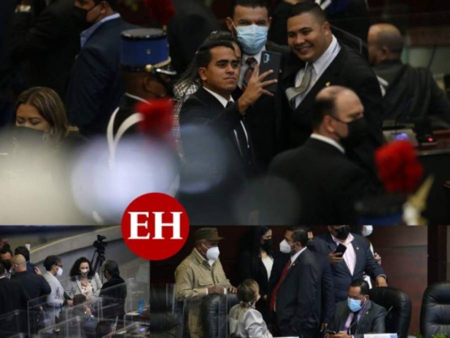 Caras nuevas y momentos de selfies, así se vivió víspera de primera legislatura en el hemiciclo (FOTOS)